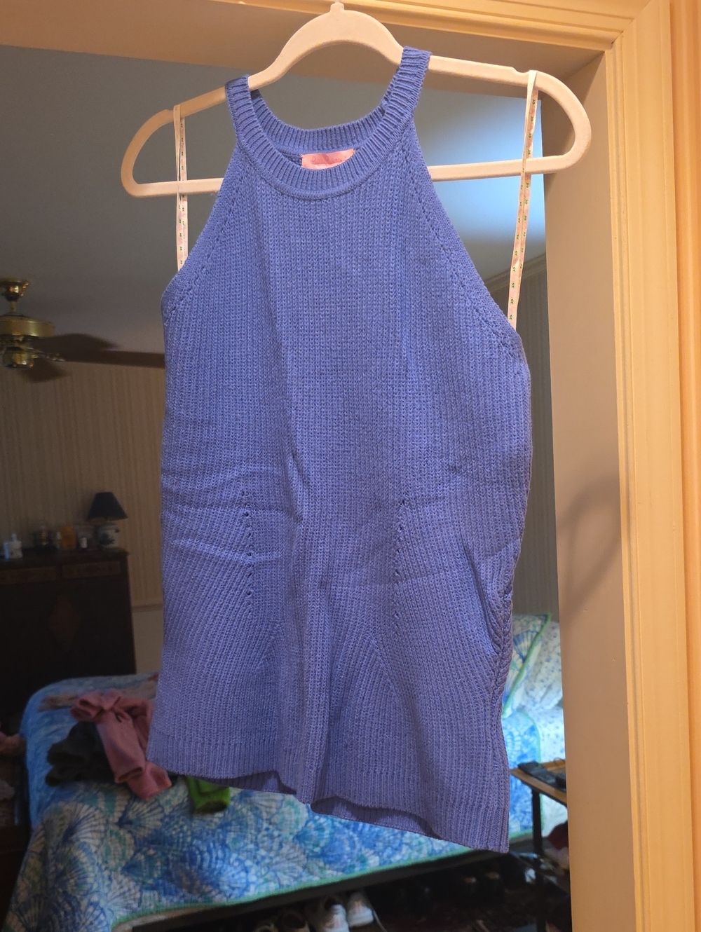 Lilly Pulitzer NWT Sleeveless Este Sweater  Top in Iris Blue
